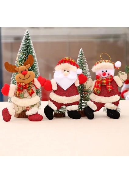 Ben Yeni Noel Süsleri Yılbaşı Ağacı Asılı Dıy Noel Hediyesi Noel Baba Kardan Adam Ağacı Kolye Bebek Asın Parti Dekorasyon (Yurt Dışından)