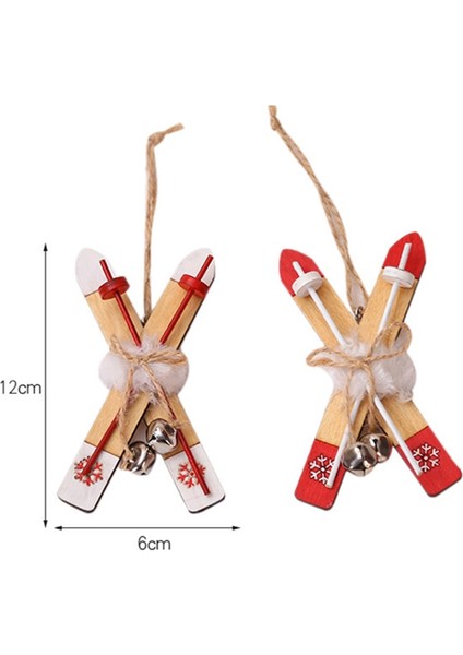 180-AŞK Ahşap Kızak Noel Dekorasyon Ev Için Ahşap Kayak Çan Noel Süsler Çocuklar Hediye Ev Için Navidad Yeni Yıl Partisi Dekoru 2023 (Yurt Dışından) indirimleri