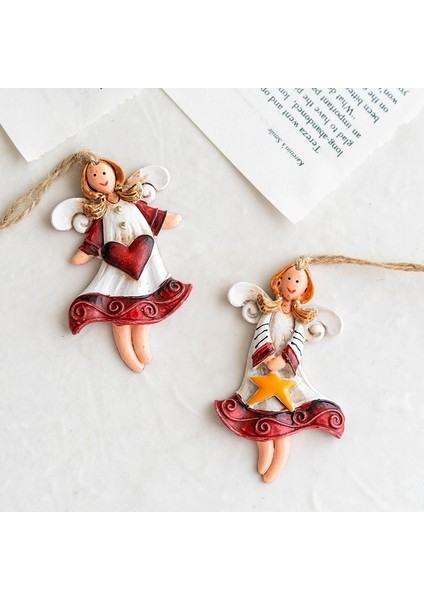 E Reçine Noel Ağacı Süsleme Karşılama Kapı Asılı Kolye Noel Baba Karikatür Melek Bebek Damla Süsler Yılbaşı Dekoru (Yurt Dışından) indirimleri