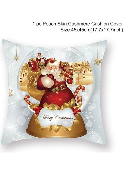 35 45 cm Noel Minder Örtüsü Yastık Kılıfı Noel Dekorasyonu Ev Için 2023 Navidad Noel Noel Noel Süsü Yeni Yıl Hediyesi 2024 (Yurt Dışından)