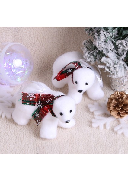 Stil 3 1 Adet Noel Süsleri Beyaz Ayı Kolye Noel Ağacı Süsleri Kutup Ayısı Figürleri Noel Dış Mekan Dekorasyonu (Yurt Dışından) fiyatları