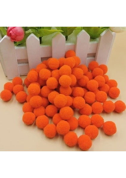 12 Turuncu 25MM Gökkuşağı Ponpon 8-30MM Mini Toplar Çocuklar Için Yaratıcılık Manuel Çalışma Anaokulu Yumuşak Kabarık Ponpon Noel Dıy Dekorasyon (Yurt Dışından)