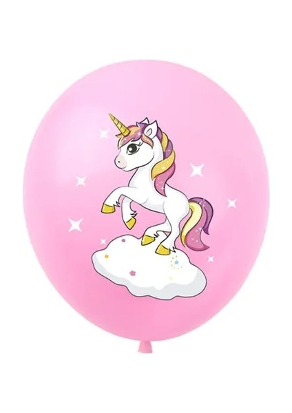 10 Adet 12 Inç Balonlar 10 Adet Gökkuşağı Unicorn Tokat Bilezikler Hediyeler Unicornio Parti Dekorasyon Mutlu Çocuk Kız Gökkuşağı At Tema Doğum Günü Partisi Iyilik (Yurt Dışından)