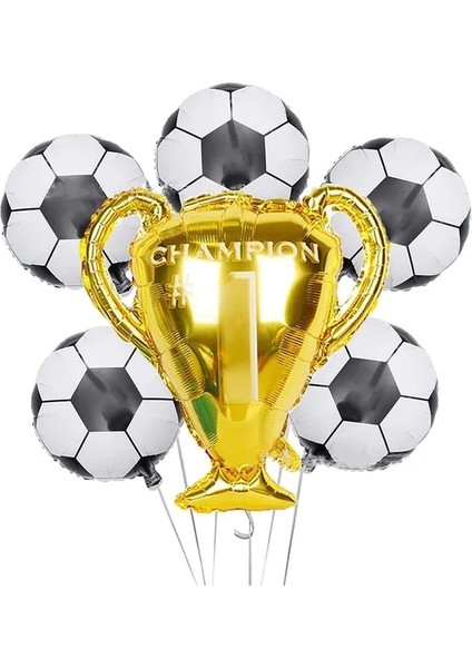 Balonlar Seti Komik Oyuncak Toplar 4 cm Futbol Kabarık Toplar Atlama Katı Elastik Lastik Toplar Çocuk Boys Mutlu Futbol Tema Doğum Günü Partisi Dekorları (Yurt Dışından)