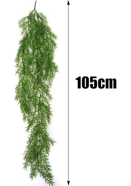 H x 1275 50-105 cm Yapay Asılı Çiçek Bitki Sahte Asma Söğüt Rattan Çiçek Yapay Asılı Bitki Ev Bahçe Duvar Dekorasyonu Için (Yurt Dışından)