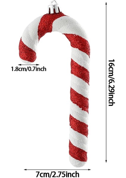 Stil 3 Büyük Şeker Kamışı Noel Bastonları Yılbaşı Ağacı Süsleri Ev Partisi Için Yeni Yıl Noel Noel Ağacı Askı Süsleri 2021 (Yurt Dışından)