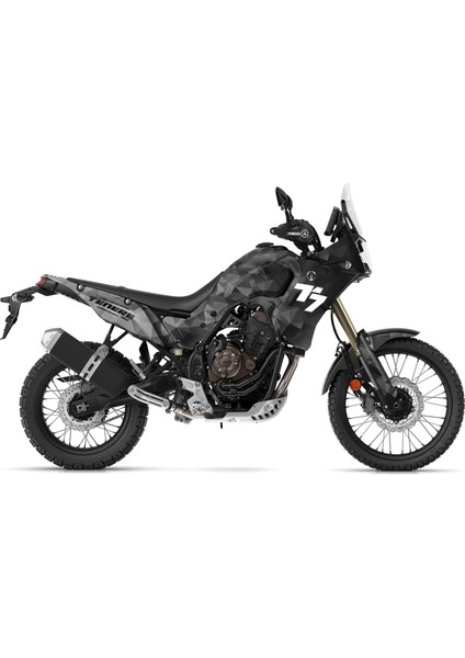 Yamaha T7 Tenere 700 Sticker Set Parlak