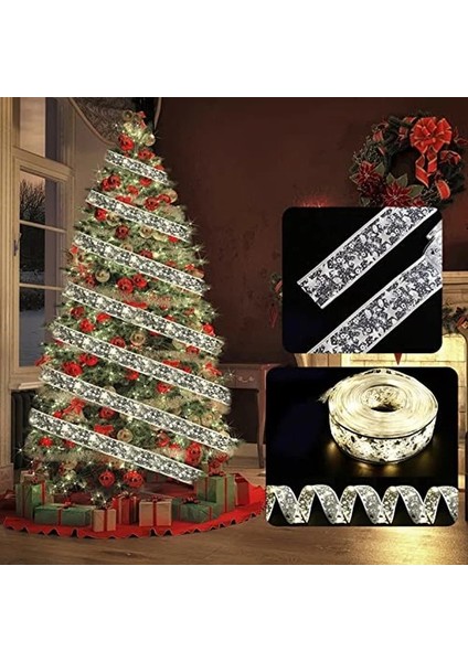 Altın-Sıcak 2 M Noel Şerit Peri Işık Noel Dekorasyon Dıy Yaylar Dize Işık Ağacı Süsler Ev 2023 Noel Dekor Yeni Yıl Navidad (Yurt Dışından)