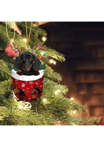 Stil 6 Köpek Çorap Noel Ağacı Süs Pet Köpek Süs Tatil Evcil Hayvan Severler Için Yılbaşı Hediyeleri, Sahipleri Köpek Süsler Dekorasyon (Yurt Dışından)