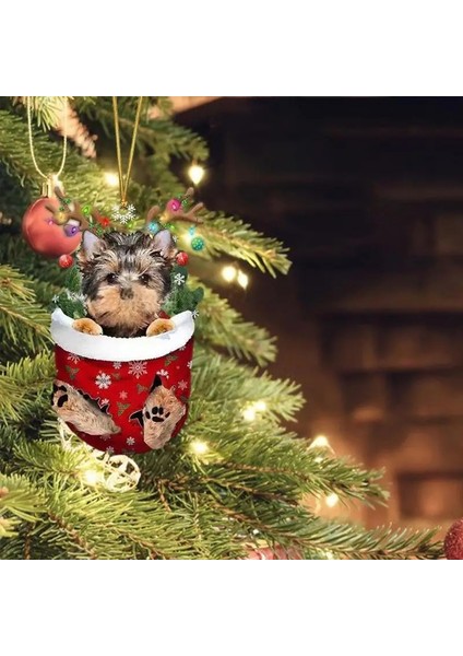 Stil 6 Köpek Çorap Noel Ağacı Süs Pet Köpek Süs Tatil Evcil Hayvan Severler Için Yılbaşı Hediyeleri, Sahipleri Köpek Süsler Dekorasyon (Yurt Dışından)