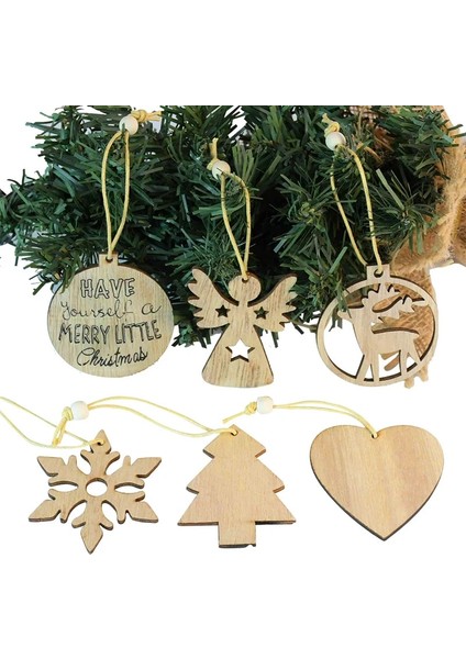 Melek 12 Adet 1 Kutu Yaratıcı Hollow Noel Kar Taneleri Ahşap Melek Kolye Süsler Noel Ağacı Süsleme Noel Dekorasyon Çocuklar Için Hediye (Yurt Dışından)