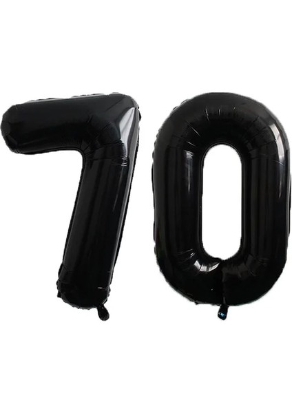2 Adet 40 Inç 2 Adet 40 Inç Siyah Folyo Balonlar Banner 18 25 30 40 70 Doğum Günü Partisi Dekorasyon Yetişkin Doğum Günü Mektup Numarası Folyo Balonlar Globo (Yurt Dışından)