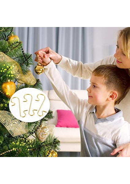 20 Adet Kırmızı 20/50 Adet Noel Süs Metal S-Şekilli Kanca Tutucu Noel Ağacı Topu Kolye Asılı Dekorasyon Ev Için Navidad Yeni Yıl (Yurt Dışından)