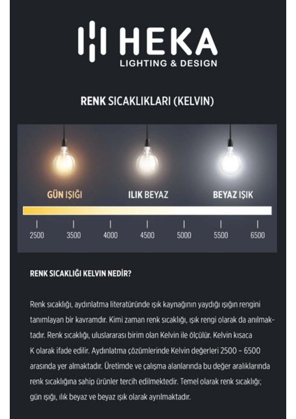 LED Ampul 6W 3000K E27 (Gün Işığı) Erd-42