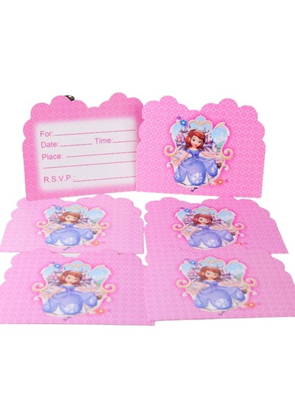 25 Adet Saman Disney Prenses Sofia Parti Dekorasyon Kız Doğum Günü Kağıt Tabaklar Bardak Peçeteler Bebek Duş Çocuk Oyuncakları Balonlar Parti Malzemeleri (Yurt Dışından)