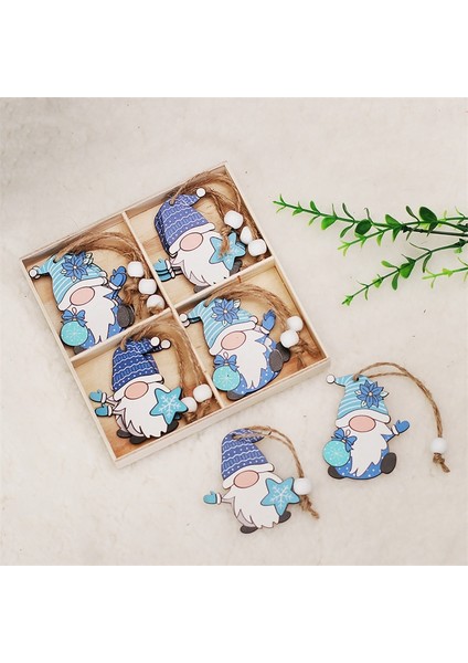 G116-12PC Elk Kar Navidad 2023 Noel 4-12 Adet Gnome Ahşap Ağaç Kolye Süsler Yeni Yıl 2024 Hediye Ev Için Noel Süslemeleri Doğum Noel Deco (Yurt Dışından) fiyatları