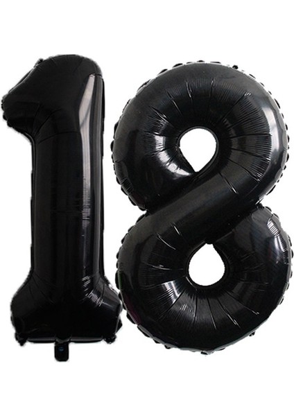 2 Adet 40 Inç 2 Adet 40 Inç Siyah Folyo Balonlar Banner 18 25 30 40 70 Doğum Günü Partisi Dekorasyon Yetişkin Doğum Günü Mektup Numarası Folyo Balonlar Globo (Yurt Dışından)