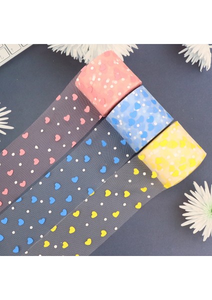 Siyah 6 cm 25 Metre Yumuşak Tül Şerit Kalp Boyalı Örgü Bant Dıy El Yapımı Hairbow Şapkalar Karalama Defteri Düğün Sevgililer Günü Partisi Dekoru (Yurt Dışından) fiyatları