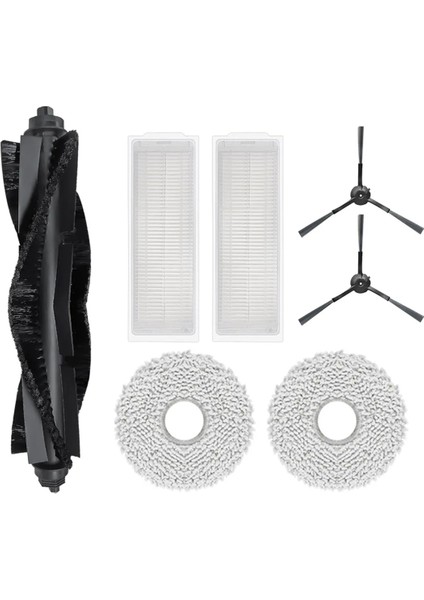 Karingbee S7 Omni Roller Yan Fırça Hepa Filtre Paspas Bezleri Rag Robot Süpürge Aksesuar Yedek Parçaları (Yurt Dışından)