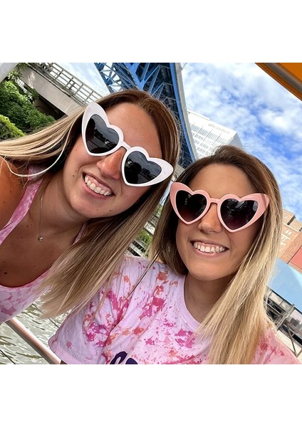 1 Adet Açık Pembe Bekarlığa Veda Partisi Güneş Gözlüğü Düğün Gelin Duş Dekor Bekarlığa Veda Partisi Malzemeleri Gelin Nedime Hediye Olmak Kalp Şekilli Gözlük (Yurt Dışından)