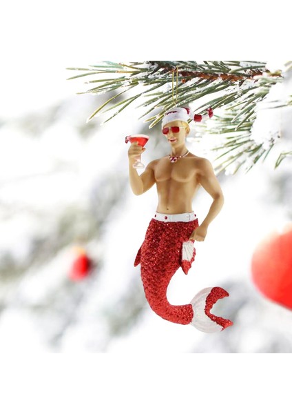 F Yaratıcı Reçine Noel Dekorasyon 2022 Navidad Noel Ağacı Erkek Denizkızı Asılı Kolye Noel Akrilik Yeni Yıl Dekorasyon (Yurt Dışından) fiyatları