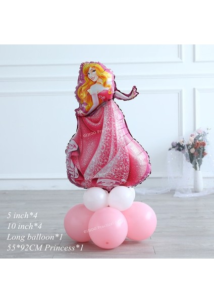 Orola 10 Adet Disney Minnie Mickey Mouse Şişme Alüminyum Balon Erkek ve Kız Bebek Duş Çocuk Doğum Günü Partisi Etkinlikleri Dıy Dekor (Yurt Dışından)