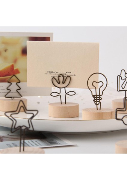 Stil 6 Yaratıcı Yuvarlak Ahşap Tutucu Fotoğraf Çerçevesi Resim Klip Mesaj Sol Destekçisi Ev Dekorasyon Masaüstü Süsleme Memo Kartı (Yurt Dışından) indirimleri