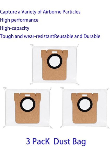 Dreametech L10S Ultra L10 Ultra Robot Süpürge Için Ana Fırça Yan Fırçalar Hepa Filtreler Paspas Pedleri Toz Torbaları (Yurt Dışından) modelleri