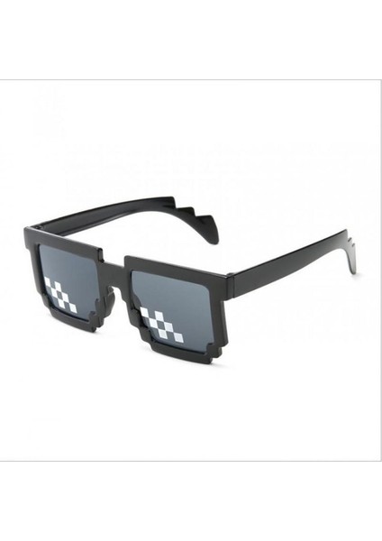 Gösterildiği Gibi 1 Parça Thug Life Mozaik Gözlük Güneş Gözlüğü Erkek Kadın 8 Bit Kodlama Piksel Trendy Serin Süper Parti Komik Vintage Shades Gözlük (Yurt Dışından) modelleri