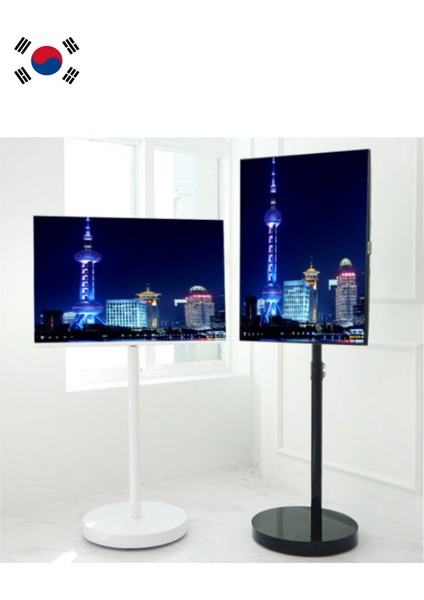 MARVEL STAND MI Taşınabilir, Yükseklik ve Açısı Ayarlanabilir Ayaklı Tv Fuar Monitor Çelik Standı