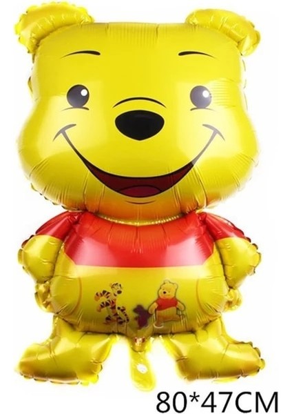 1 Adet Balon Winnie The Pooh Karikatür Tema Parti Malzemeleri Tek Kullanımlık Sofra Kağıt Saman Tabaklar Oyuncaklar Doğum Günü Şekeri Bebek Duş Süslemeleri (Yurt Dışından)
