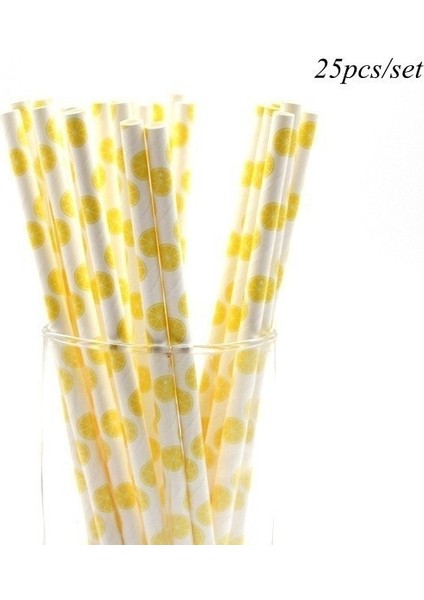 25 Adet Limon 1 Takım Limon Temalı Tek Kullanımlık Sofra Kağıt Saman/bardak/afiş Limon Temalı Yaz Havuzu Doğum Günü Partisi Süslemeleri (Yurt Dışından) modelleri