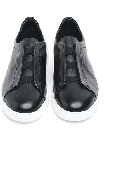 Comfort Taban Hakiki Deri Lastik Bağcıklı Erkek Sneaker modelleri
