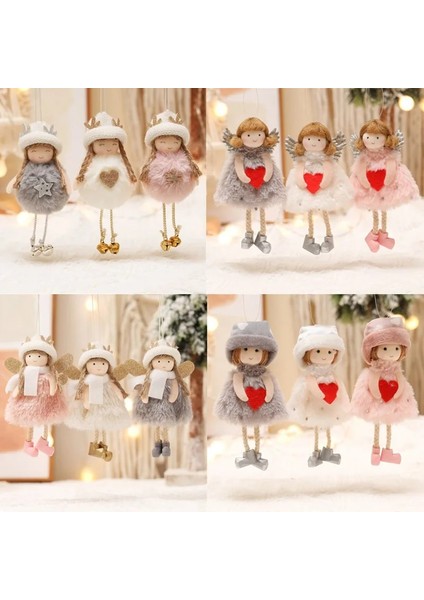 H--Yeşil Yeni Yıl 2024 Hediyeler Taç Peçe Kız Bebekler Melek Bebek Navidad 2023 Noel Ağacı Süsleri Ev Için Noel Süslemeleri Noel Natal (Yurt Dışından) indirimleri