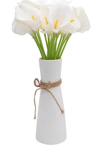 B15 10 Adet 10 Adet Gerçek Dokunmatik Calla Lily Yapay Çiçekler Calla Lily Buket Düğün Buket Gelin Ev Çiçek Dekorasyon Için (Yurt Dışından)