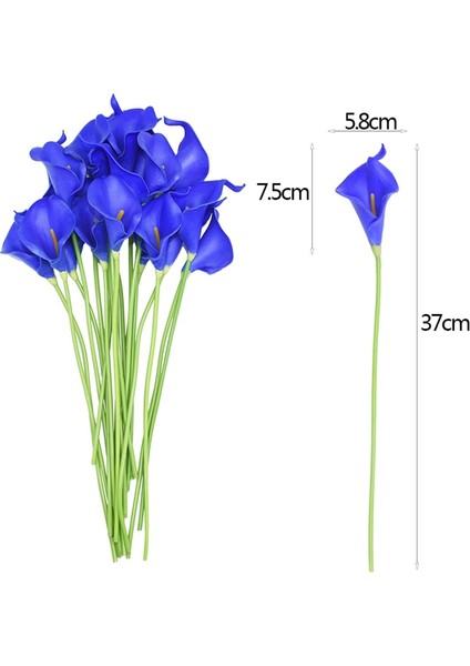 B15 10 Adet 10 Adet Gerçek Dokunmatik Calla Lily Yapay Çiçekler Calla Lily Buket Düğün Buket Gelin Ev Çiçek Dekorasyon Için (Yurt Dışından)