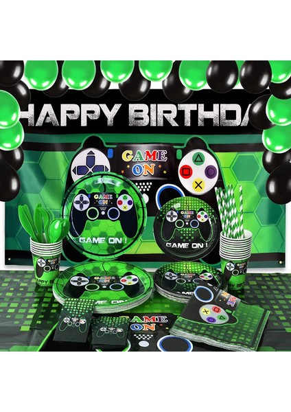 Kek Toppers-1pack Sıcak Video Oyunu Parti Malzemeleri Kağıt Peçete Masa Örtüsü Bardak Plaka Balon Tema Oyunu Bebek Duş Çocuk Doğum Günü Partisi Dekorasyon (Yurt Dışından) fiyatları