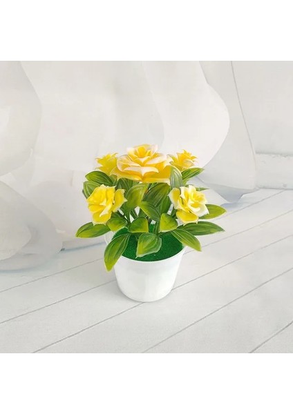 7.5 x 14 x 13 cm Mini Yapay Aloe Bitkiler Bonsai Küçük Simüle Ağaç Saksı Bitkileri Sahte Çiçekler Ofis Masası Saksı Süsler Ev Bahçe Dekor (Yurt Dışından)