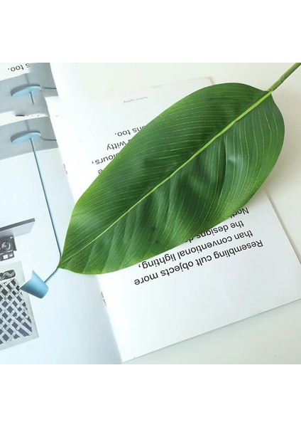 Yeşil 4 Adet Hawaii Orman Tarzı Ev Partisi Gecoration Yeşil Bitki Taklit Çiçek Düğün Düzenleme Aksesuarları Sahte Muz Yaprağı Canna (Yurt Dışından)