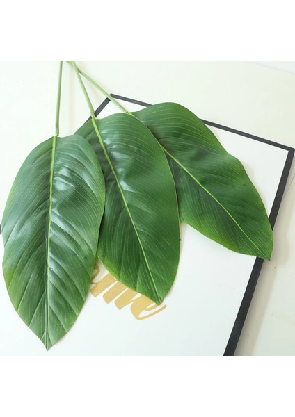 Yeşil 4 Adet Hawaii Orman Tarzı Ev Partisi Gecoration Yeşil Bitki Taklit Çiçek Düğün Düzenleme Aksesuarları Sahte Muz Yaprağı Canna (Yurt Dışından) fiyatları
