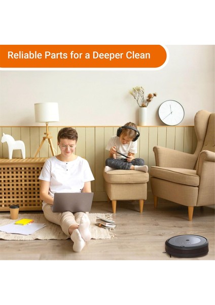 Irobot Roomba J7 J7+ J5 J5+ J6 J6+ J8 J8+ J9 J9+ Elektrikli Süpürge Aksesuarları Seti Kauçuk Yan Fırçalar Hepa Filtreler (Yurt Dışından)