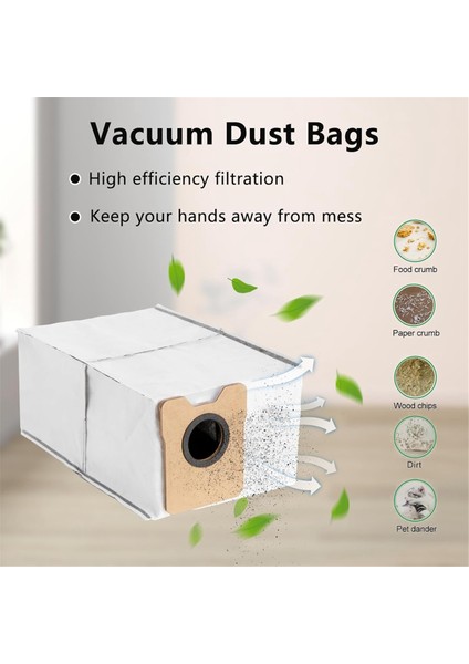 Eufy Omni C20 Robot Süpürge Aksesuarları Için 13 Adet Yedek Parça Ana Fırça Hepa Filtre Toz Torbası Yan Fırça (Yurt Dışından)