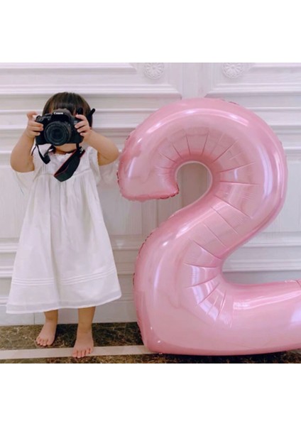 Mavi 4 40 Inç Pastel Bebek Mavi Pembe Folyo Numarası Balon 1 2 3 4 5 6 7 8 9 Doğum Günü Partisi Bebek Duş Düğün Dekorasyon Festivali Balon (Yurt Dışından)