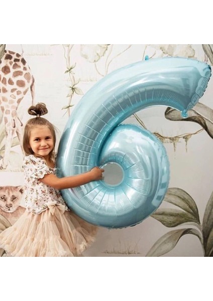 Mavi 4 40 Inç Pastel Bebek Mavi Pembe Folyo Numarası Balon 1 2 3 4 5 6 7 8 9 Doğum Günü Partisi Bebek Duş Düğün Dekorasyon Festivali Balon (Yurt Dışından)