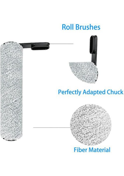 Tineco Floor One S5 ve S5 Pro Kablosuz Islak Kuru Elektrikli Süpürge Için Yedek Fırça Silindiri ve Hepa Filtre Seti (Yurt Dışından) fırsatları