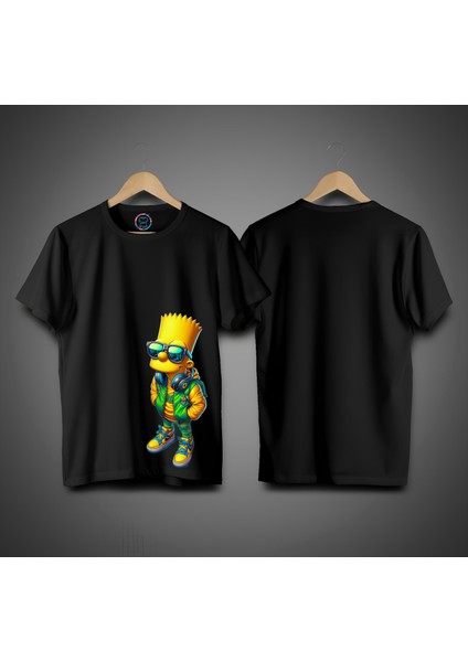 Simpsons Temalı %100 Pamuk Premıum T-Shırt