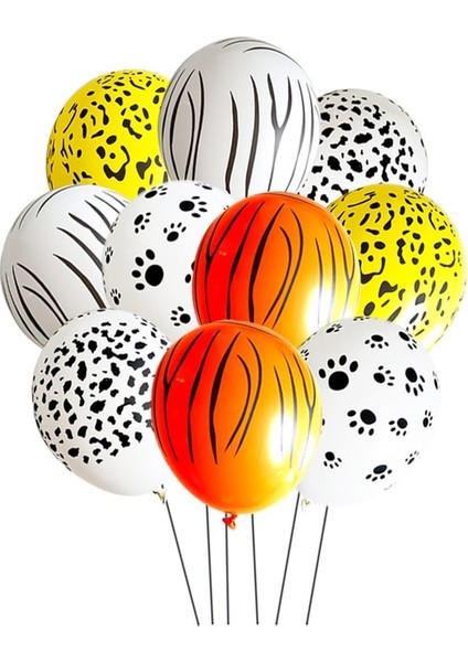 Koyu Turuncu 40 Adet Mix 12 ''evcil Hayvanlar Köpek Paw Lateks Balonlar Hayvan Tema Parti Dekor Çocuklar Klasik Oyuncaklar Globos Helyum Hava Şişme Toplar Tedarik (Yurt Dışından)
