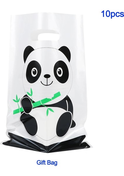 Kağıt SAMAN-25PCS Panda Parti Süslemeleri Mutlu Doğum Günü Afiş Balonlar Tek Kullanımlık Hediye Çanta Saman Kaşık Bardak Masa Örtüsü Bebek Duş Malzemeleri (Yurt Dışından) modelleri
