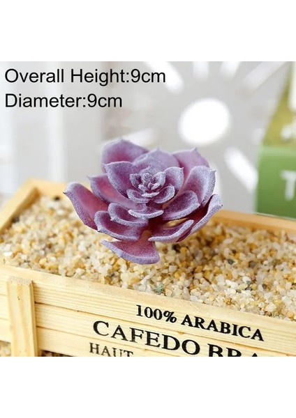 Fp x iao Shui Lian 7 x 10 cm Yapay Succulents Bitkiler Aloe Zebrina Bitkiler Yapay Bitki Peyzaj Sahte Çiçek Aranjmanı Bahçe Dekorasyon (Yurt Dışından)