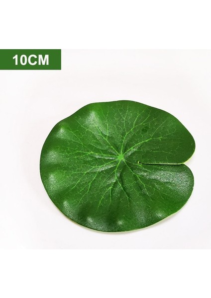 10 cm Yüzen Simülasyon Lotus Yaprağı Yapay Lotus Yaprağı Bahçe Gölet Su Gölet Tankı Çiçek Dekorasyonu Bitki Sahte Nilüfer Yaprağı (Yurt Dışından)